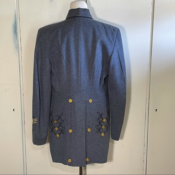 Vintage wool military cadet blazer S - Picture 3 of 16